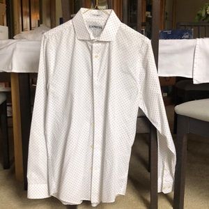 Express extra slim fit button down, medium